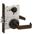 Schlage Grade 1 Entrance Office with Auto Unlocking Mortise Lock, Conventional Cylinder, S123 Keyway, 06 Lev L9056P 06B 613